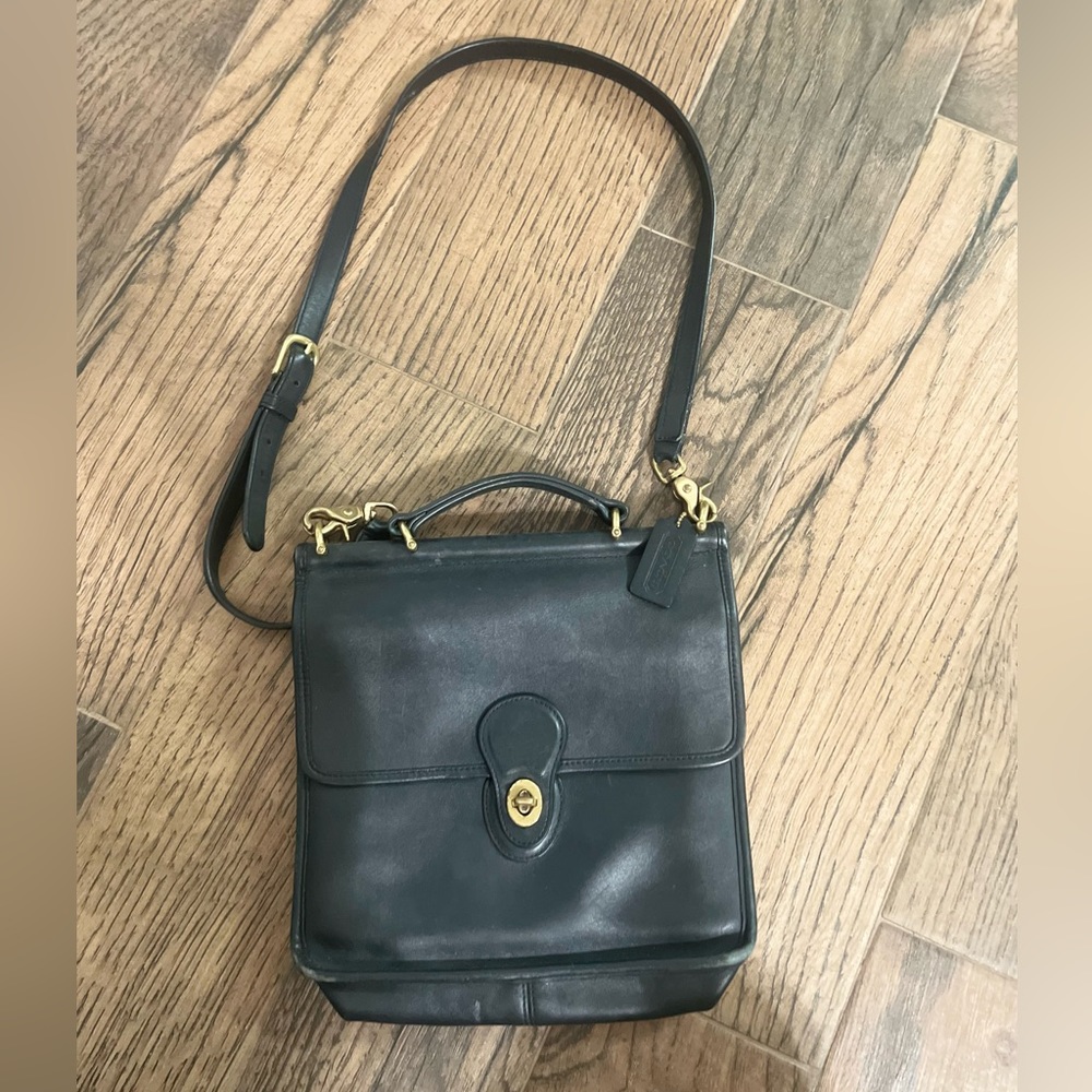 Coach leather bag